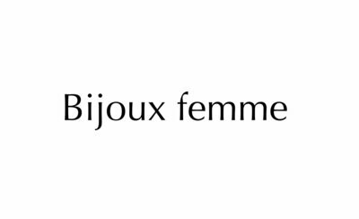 Bijoux femme
