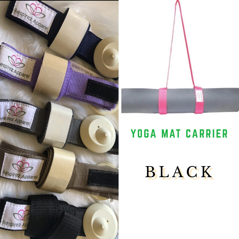Plain Mat Strap - Black