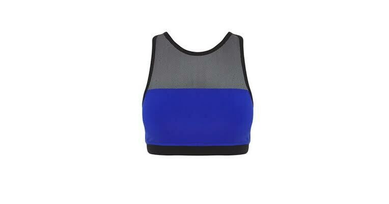 Dharma Bums Mesh Bra - Azure S
