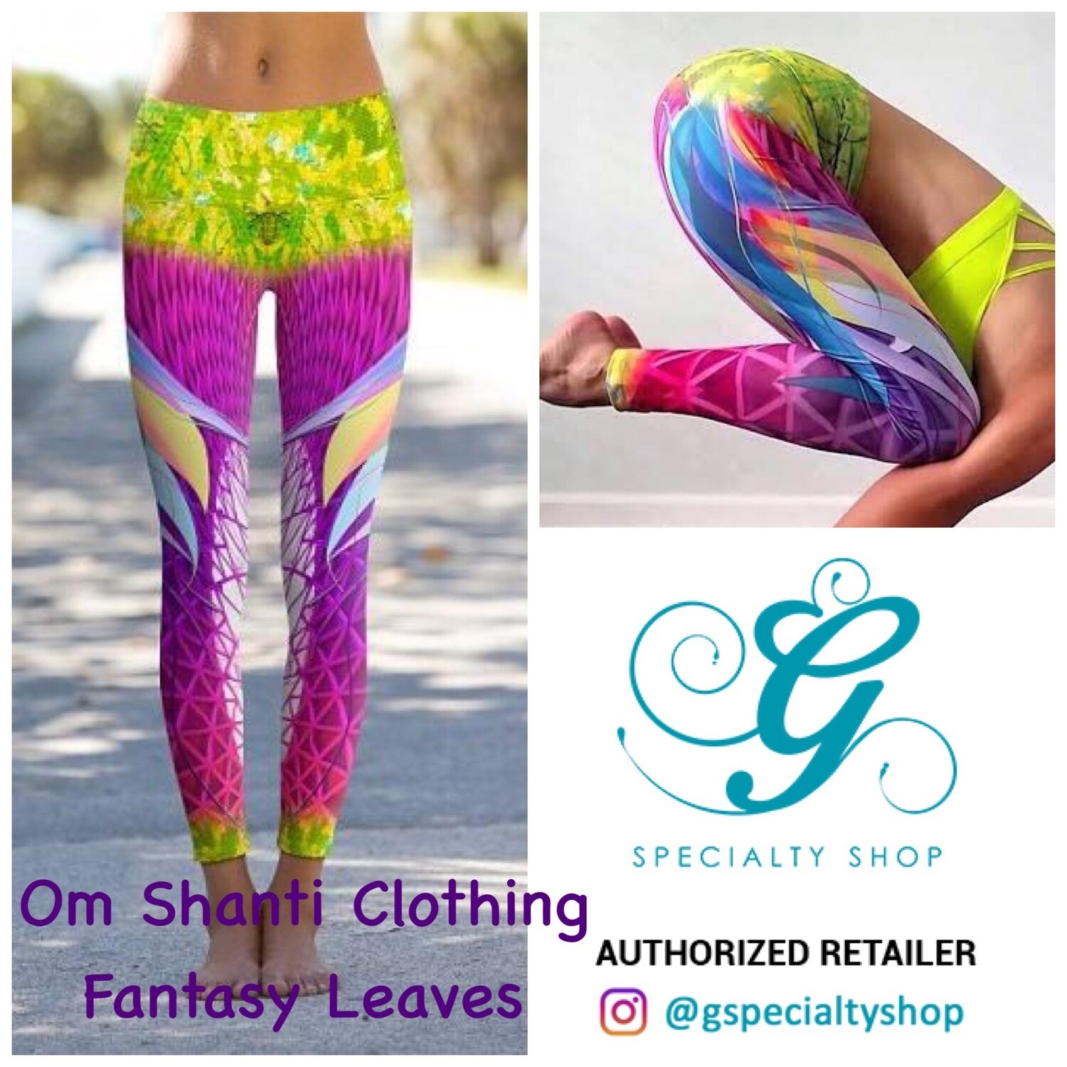 Om Shanti Eco - Fantasy Leaves