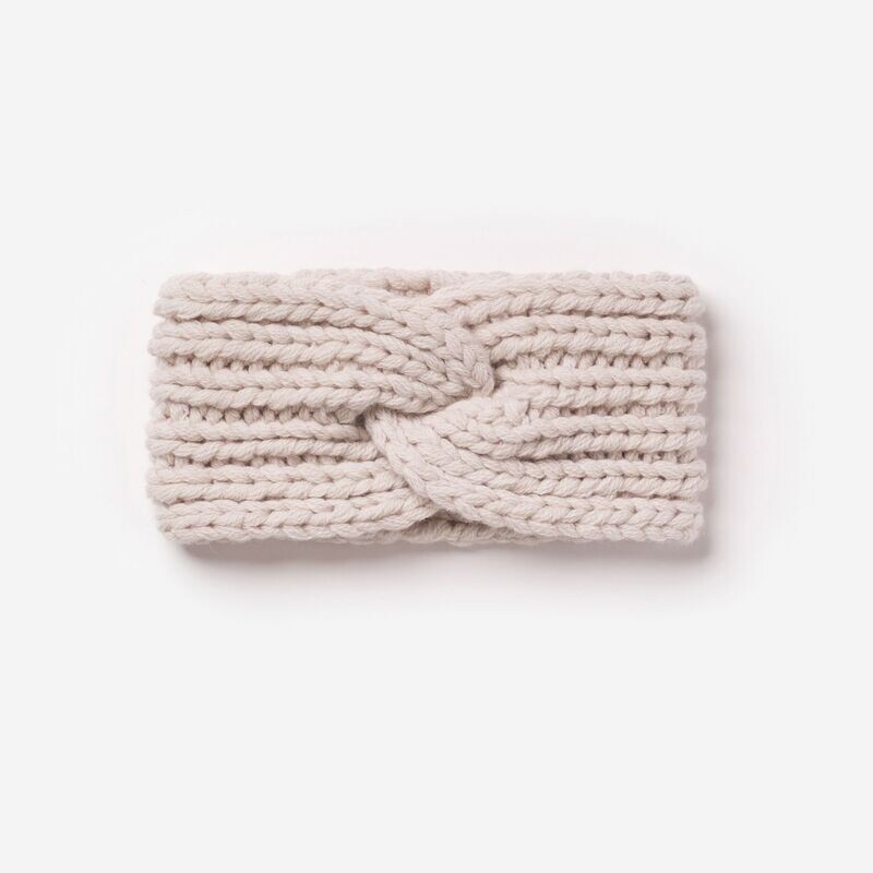 Handstrick-Stirnband TURBAN