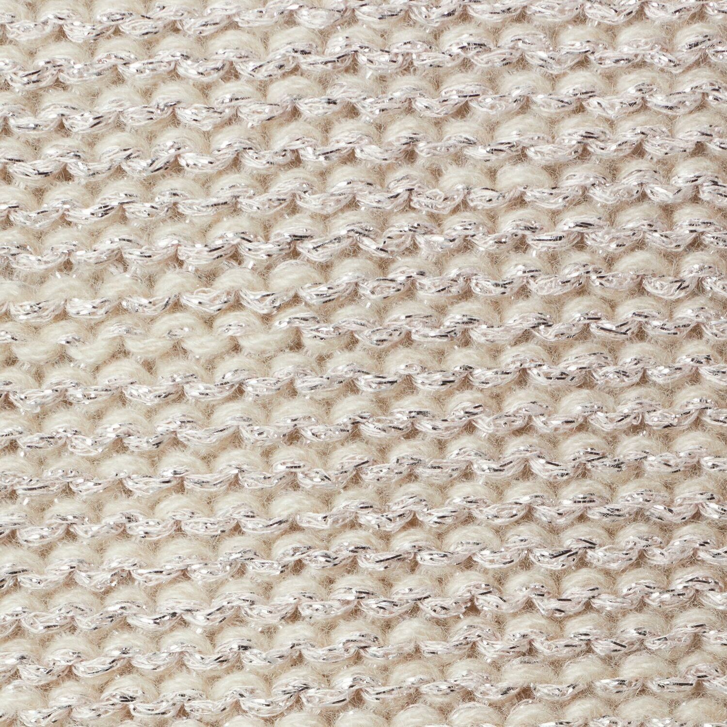 Cashmere-Sweater MOMO, Größe: XS/S, Farbe: ecru/Lurex