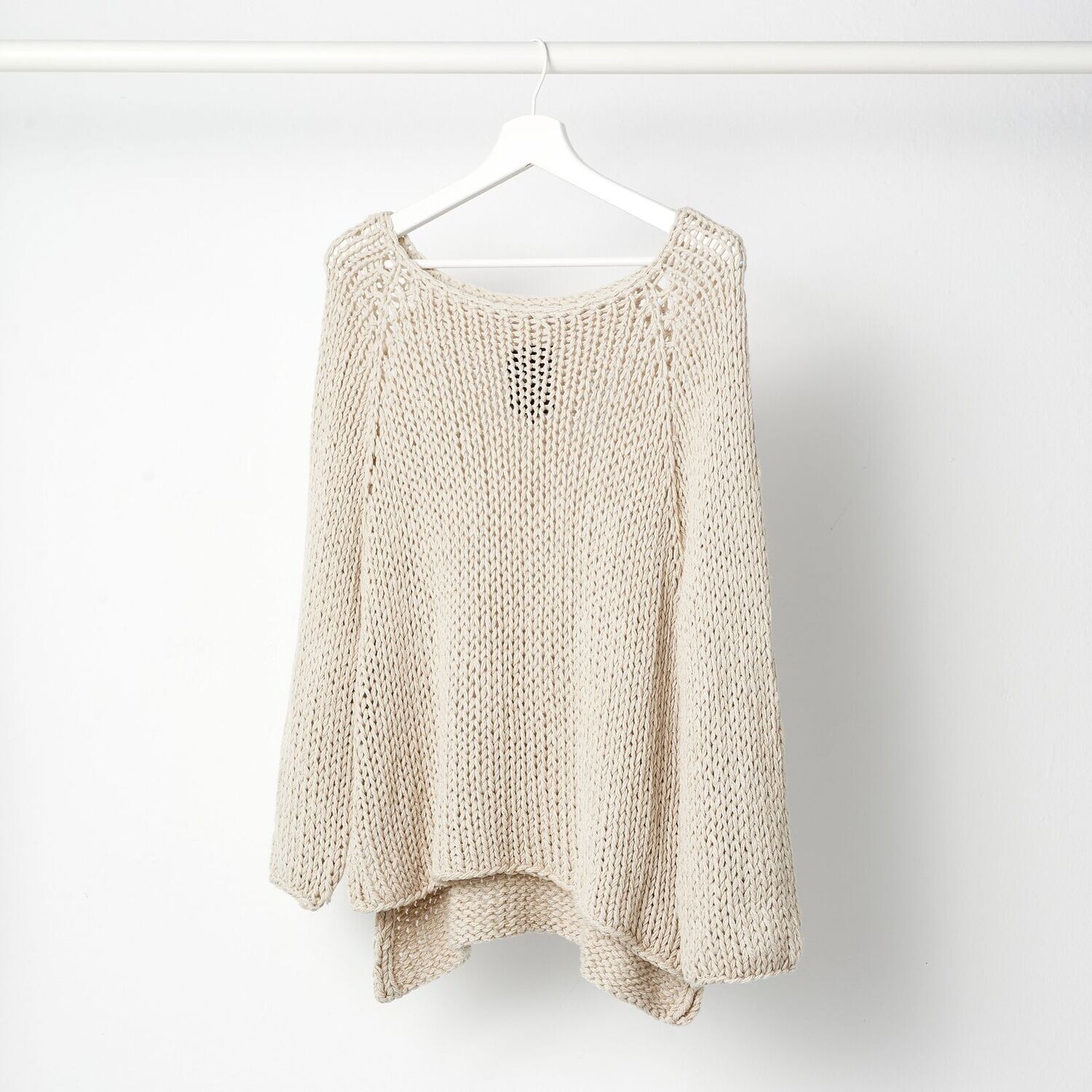 A-Linie Sweater MEL 2, Farbe: natur, Größe: XS/S