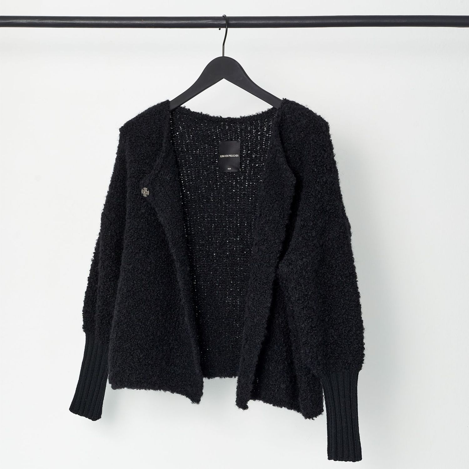 Cardigan TEDDY, Größe: XS/S, Farbe: schwarz