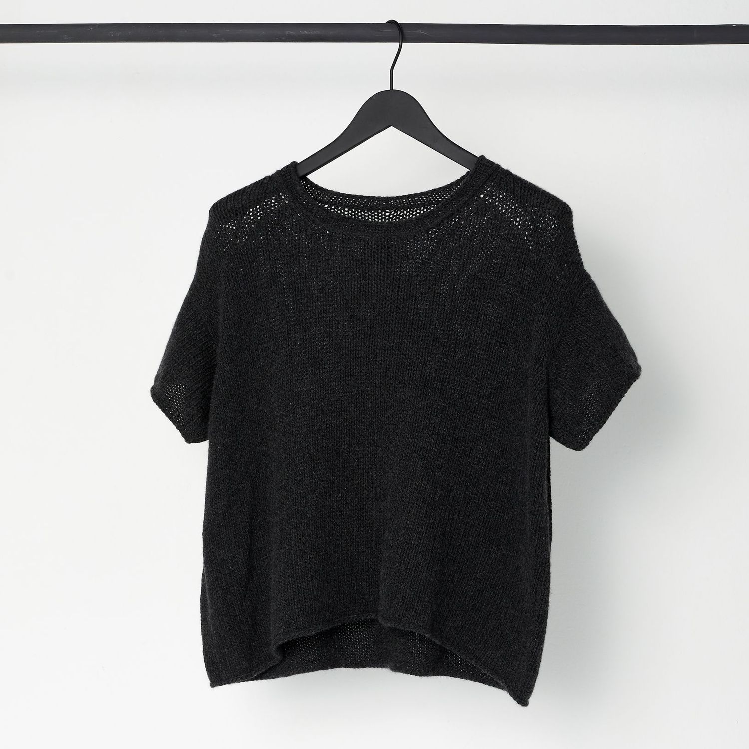 Cashmere-Top LUCA, Größe: M/L, Farbe: anthrazit