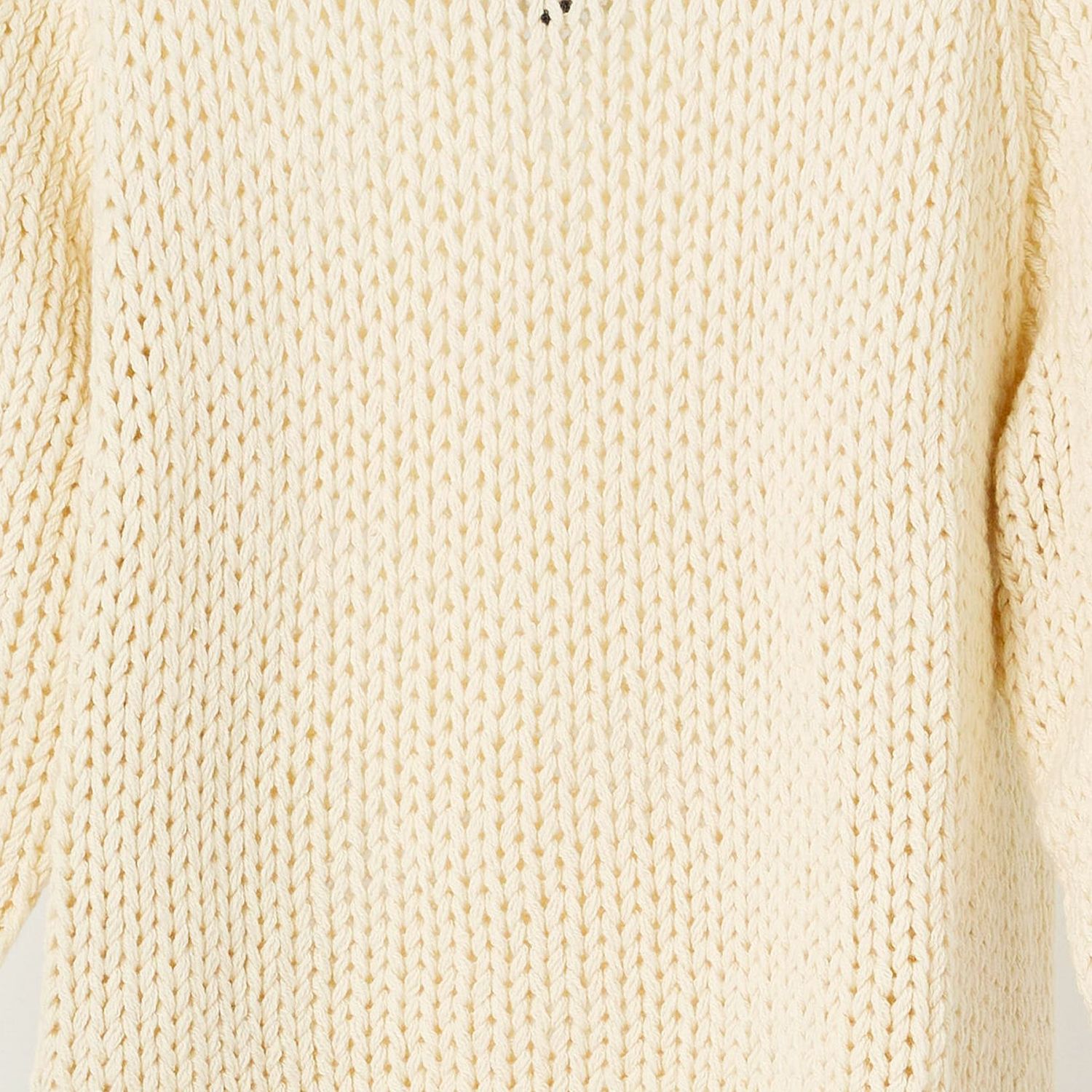 Handstrick-Top LESLEY, Größe: XS/S, Farbe: offwhite