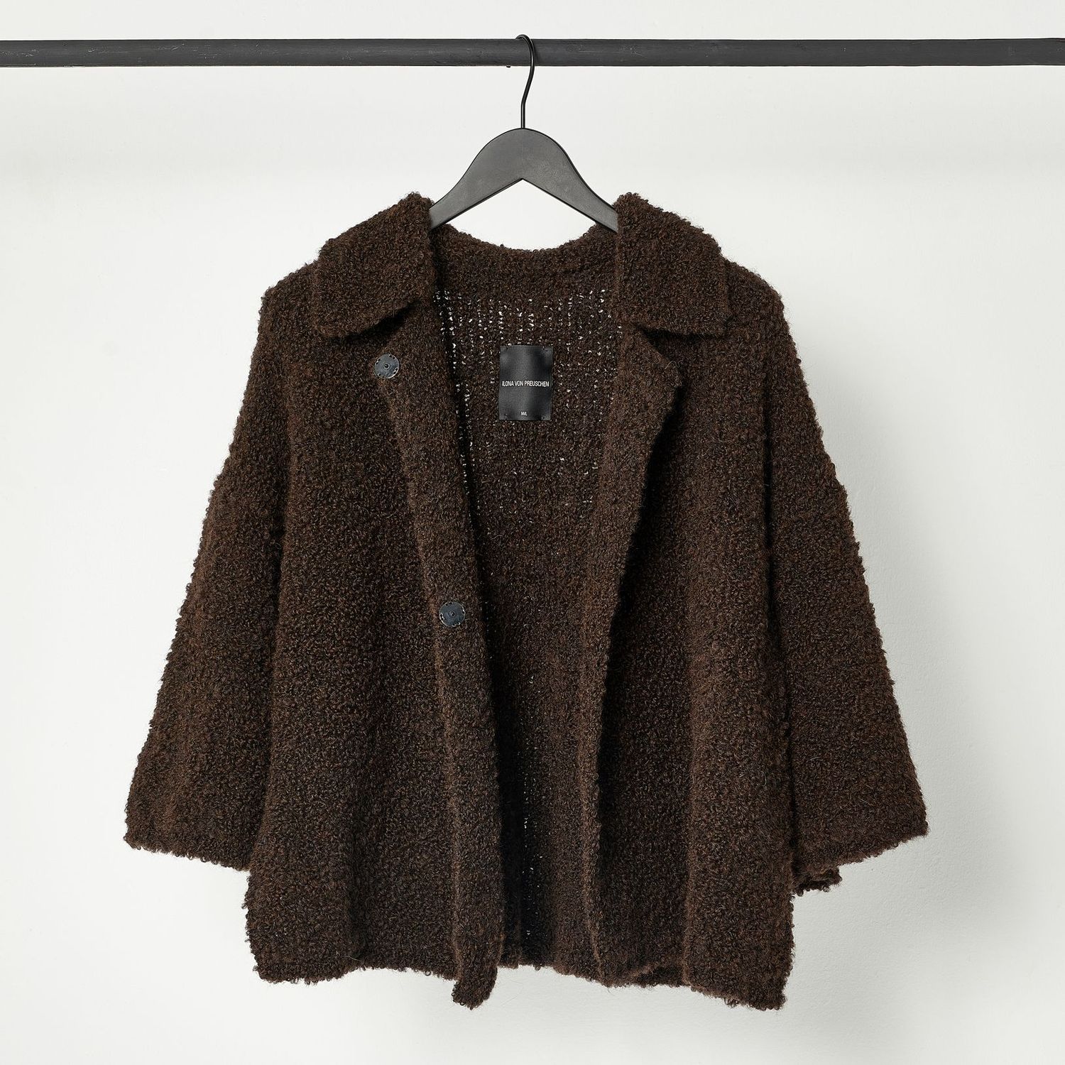 TEDDY Trenchjacket, Größe: XS/S, Farbe: dunkelbraun