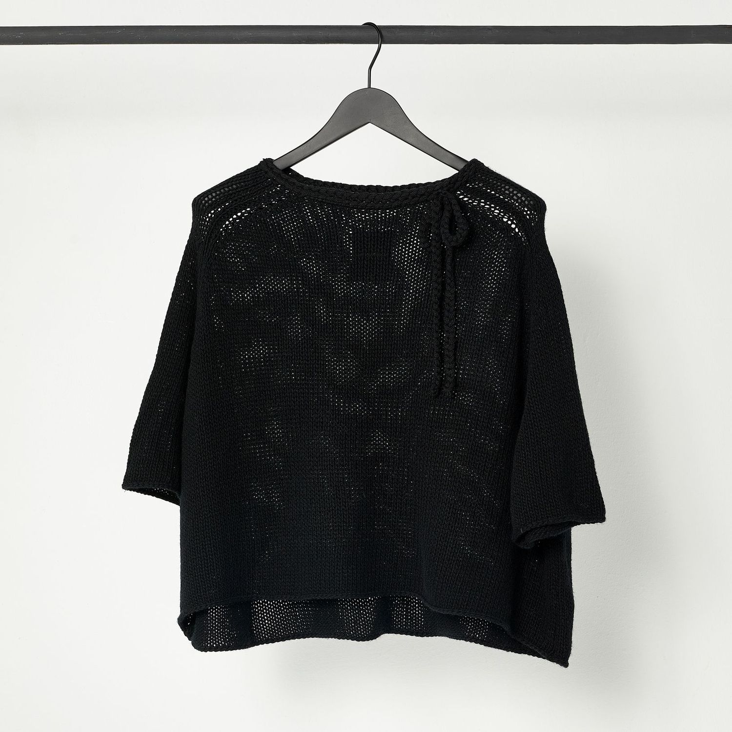 Halbarm MAYLA MIT SCHLEIFE, Farbe: schwarz, Größe: XS/S