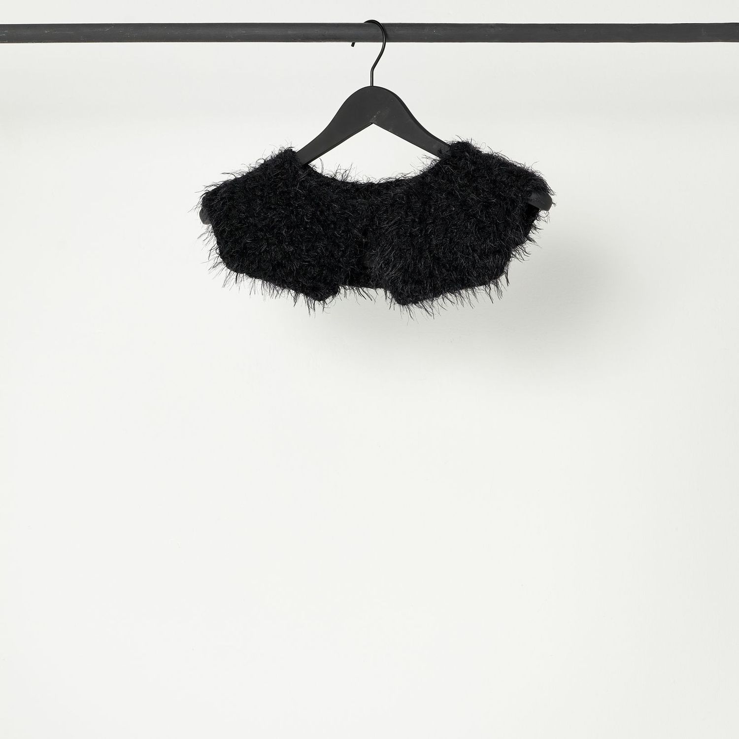 Handstrick-Kragen HELEN FURRY, Farbe: schwarz