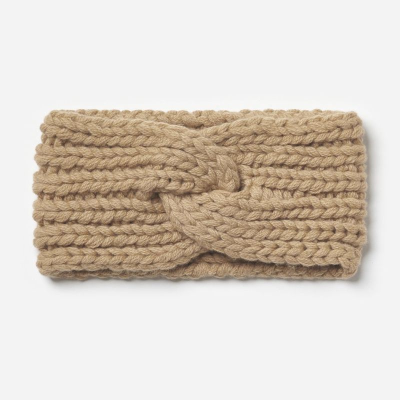 Handstrick-Stirnband TURBAN Handstrick-Stirnband TURBAN