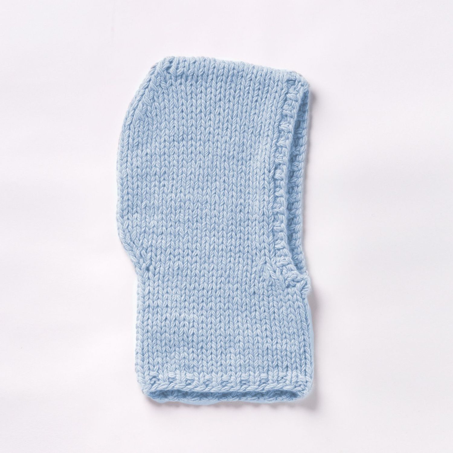 Handstrick-Schlupfmütze HANNA Handstrick-Schlupfmütze HANNA, Farbe: hellblau