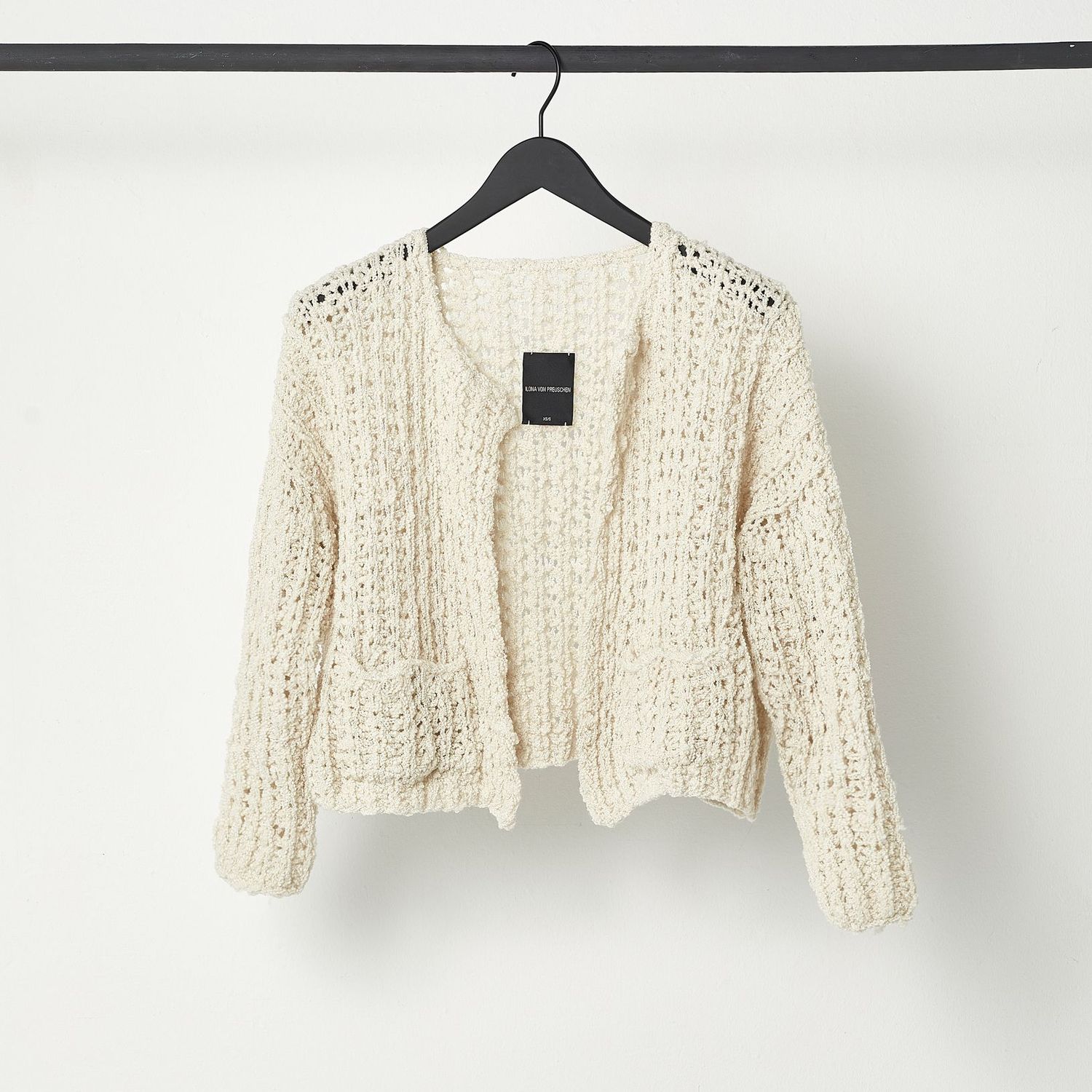 Kurzer Cardigan COCO, Farbe: ecru, Größe: XS/S