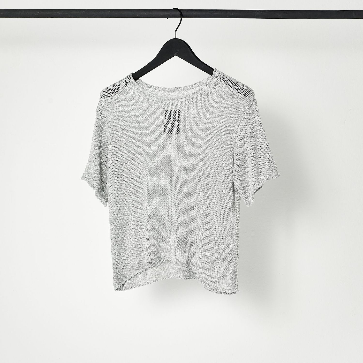 T-Shirt GLAM, Größe: XS/S, Farbe: silber/Lurex