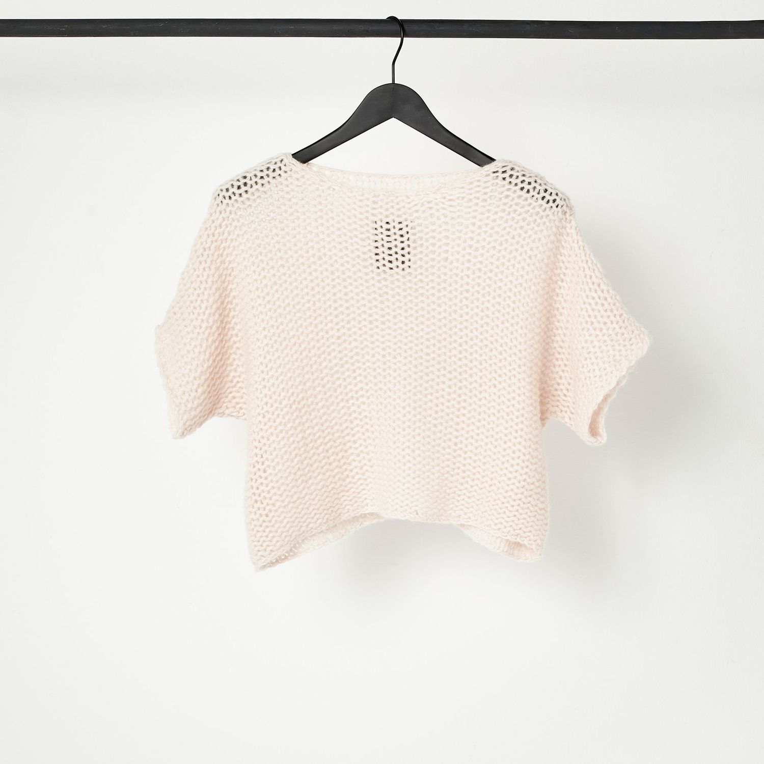 Grobstrick-Top ROSE, Farbe: nude, Größe: M