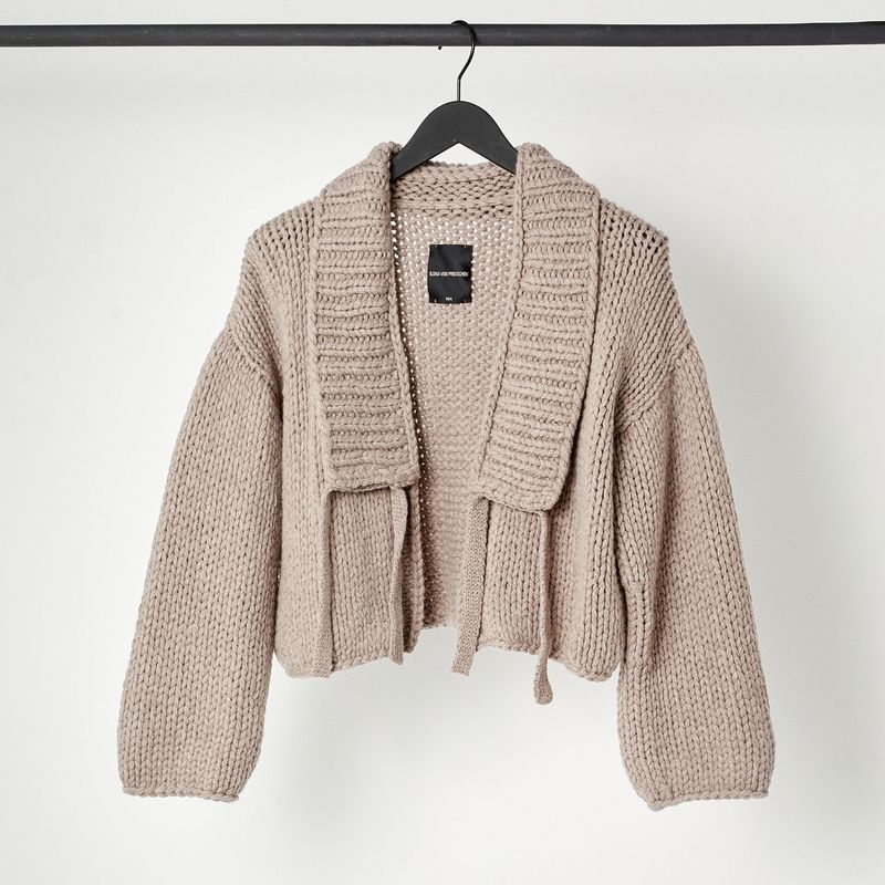 Handstrick-Cardigan WANDA KASCHMIR Handstrick-Cardigan WANDA KASCHMIR