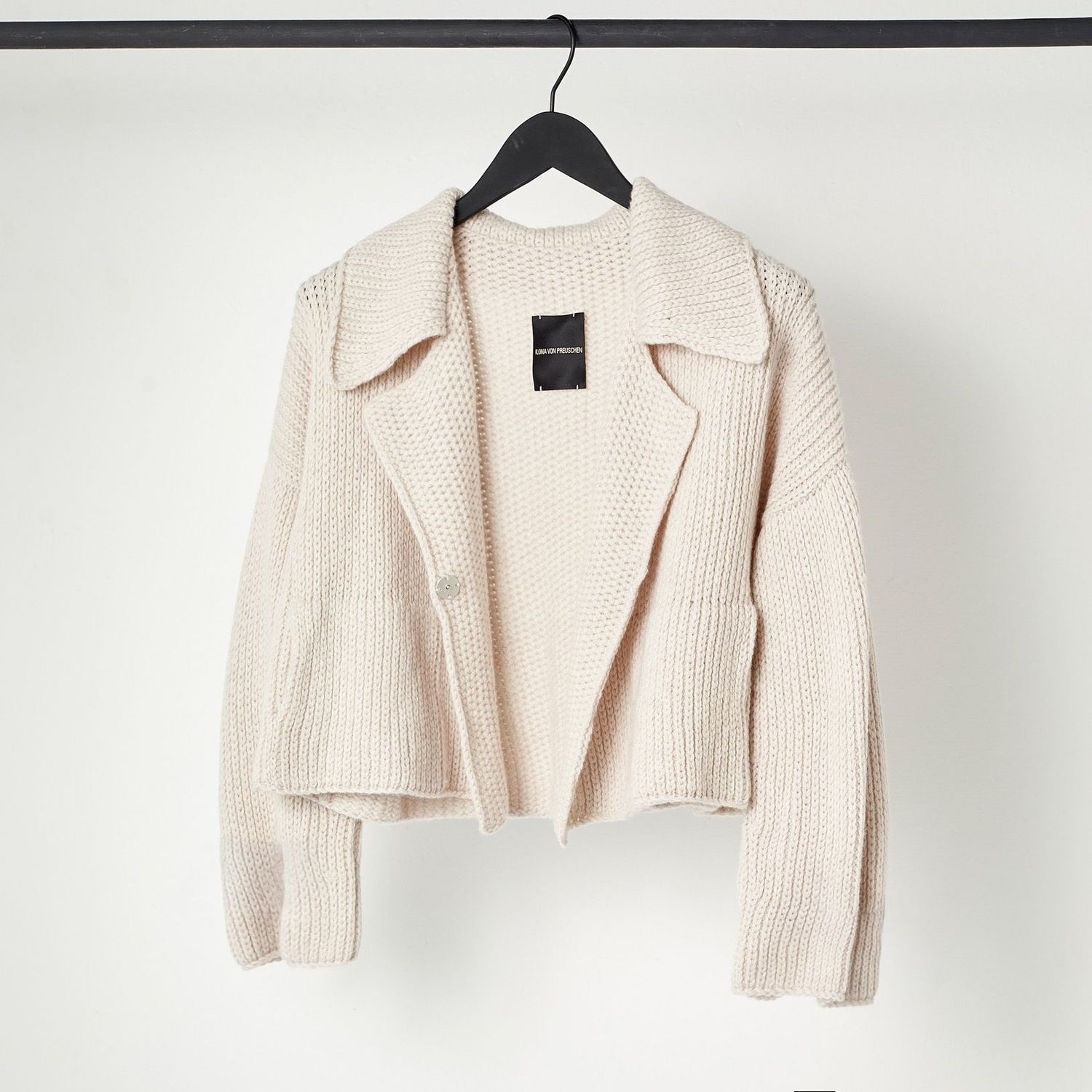 Trench-Cardigan MALOU, Farbe: ecru, Größe: XS/S