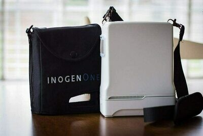 Inogen One G4 Lightweight Portable Oxygen Concentrator with 02 batteries ( one 8 cell and one 4 cell battery)
