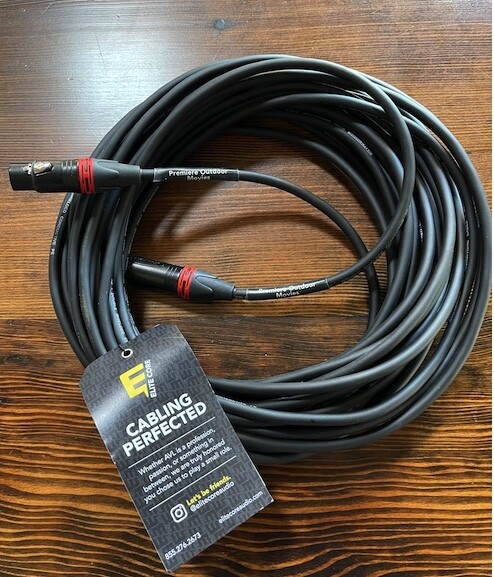 100' Elite Core Premiere Branded XLR Cables