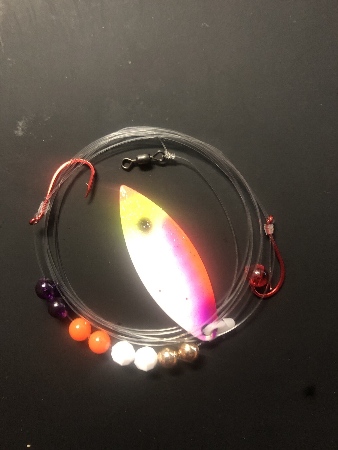 Walleye Crawler Harness-Pink Panties