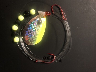 Walleye Crawler Harness-Bumble Bee