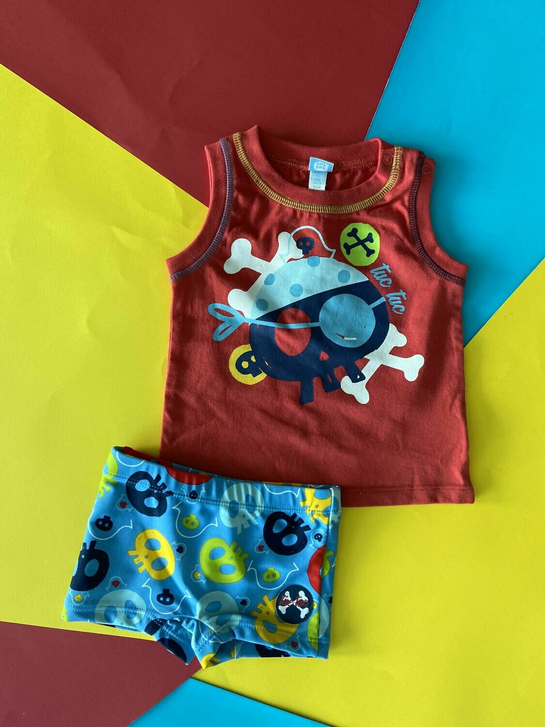 Set vest baño Red Pirate