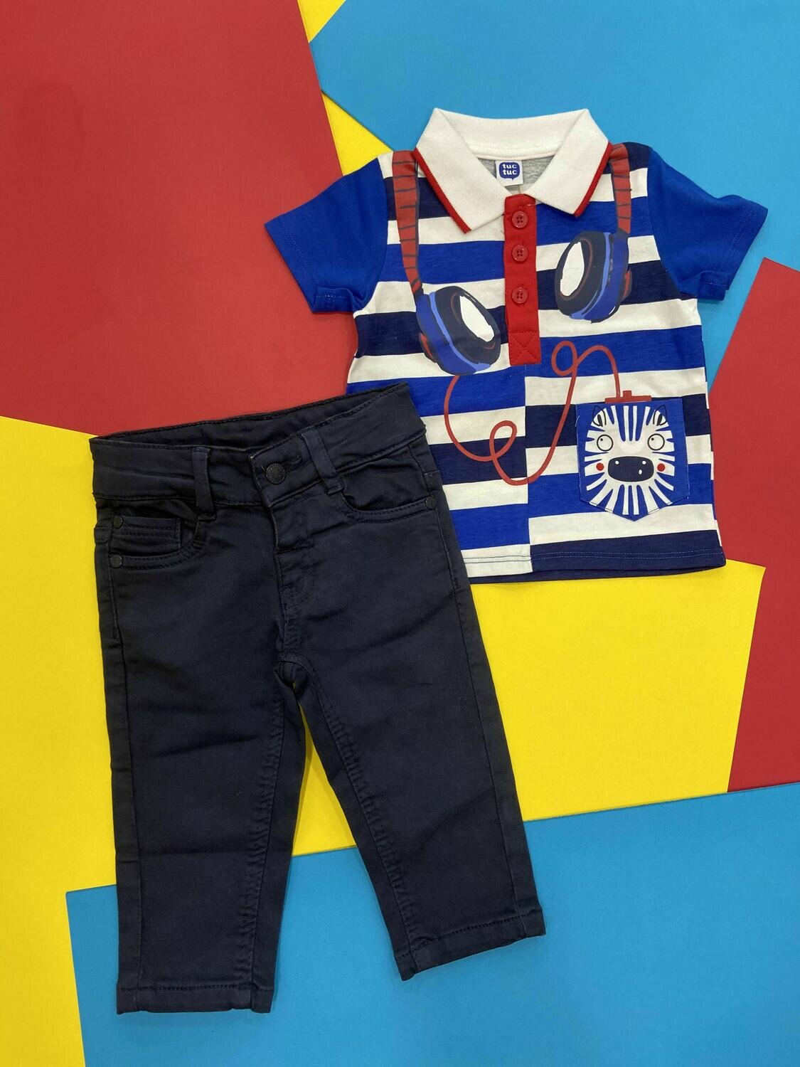 Set pant/polo Music Lion