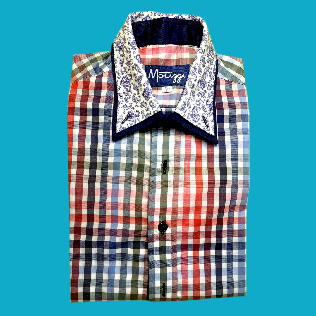 Camisa cuadros degradé