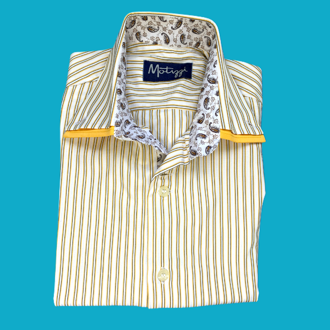 Camisa rayitas amarillas