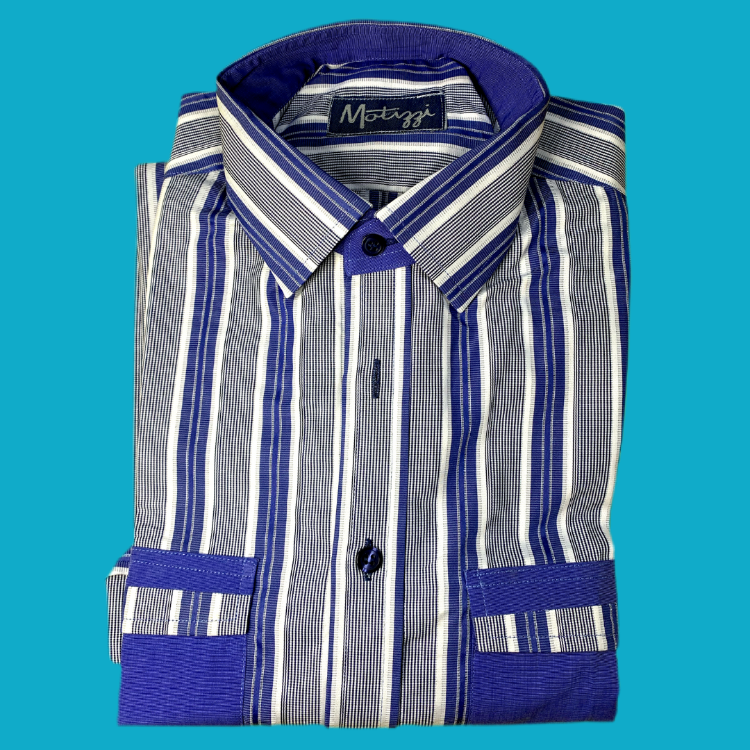 Camisa franjas azules