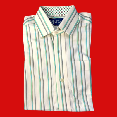 Camisa rayas verde menta