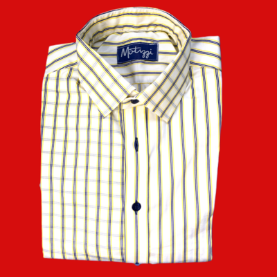 Camisa amarillo y navy