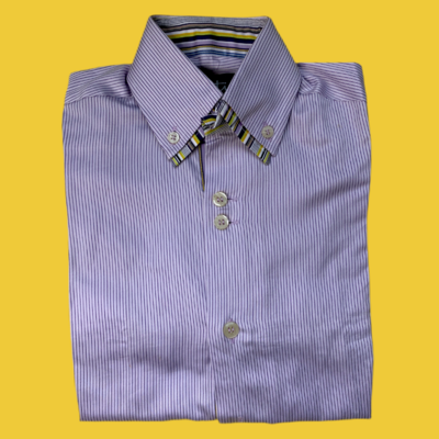 Camisa rayitas lila