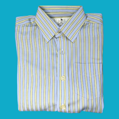 Camisa celeste y amarillo