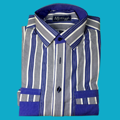 Camisa franjas azules