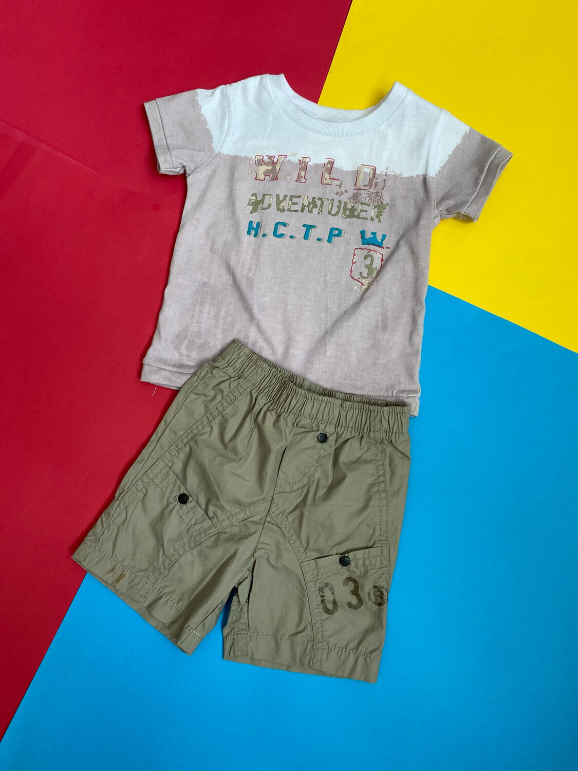 Set short tshirt WILD