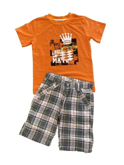 Set berm plaid tshirt Chess