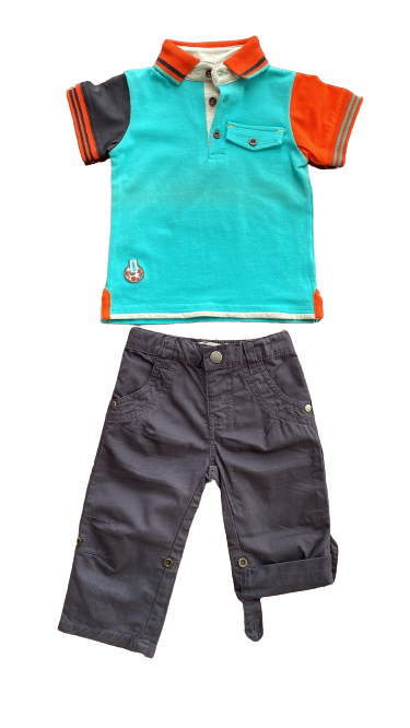 Set pant gris polo Goal
