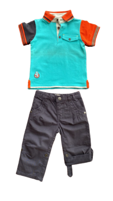 Set pant gris polo Goal