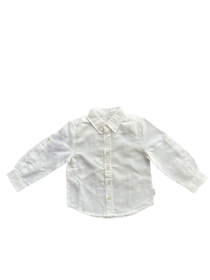 Camisa blanca lino ML