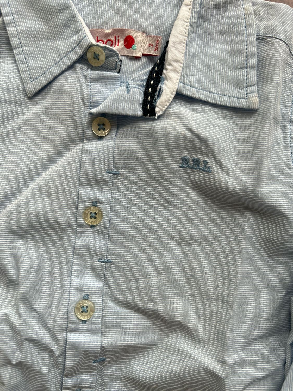 Camisa pinstripe
