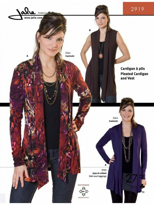 Pleated Cardigan