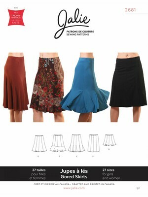 Knit Gored Skirts