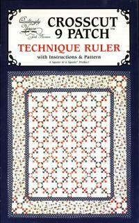 Crosscut 9 Patch Square in a Square Technical Ruler