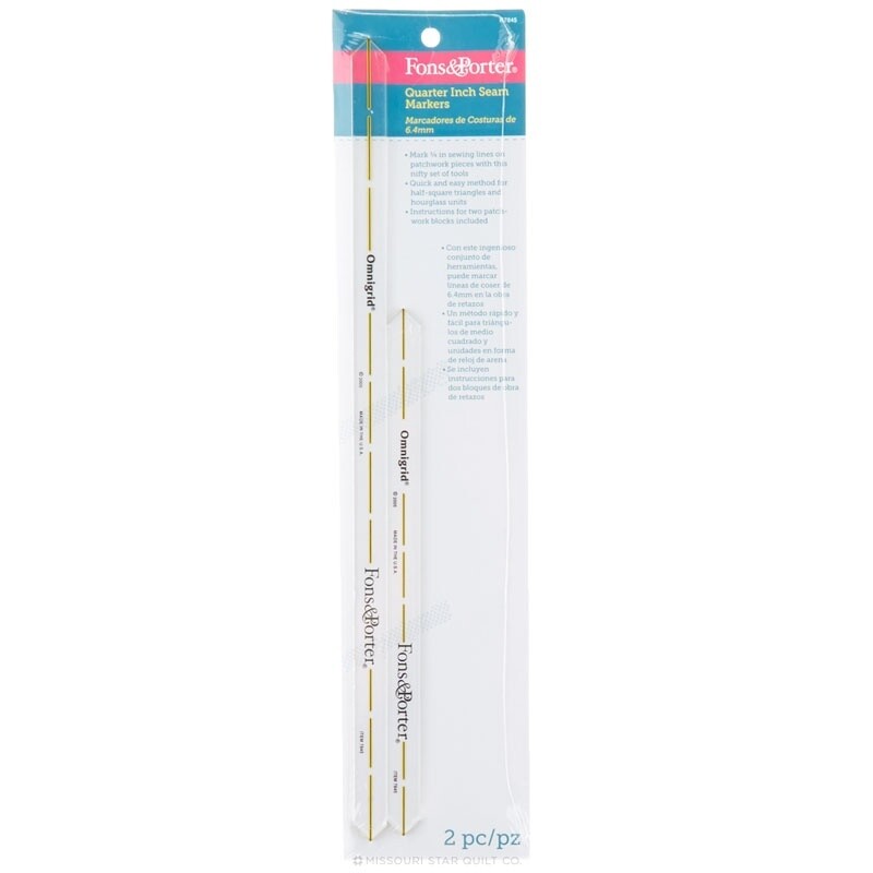 Quarter Inch Seam Markers