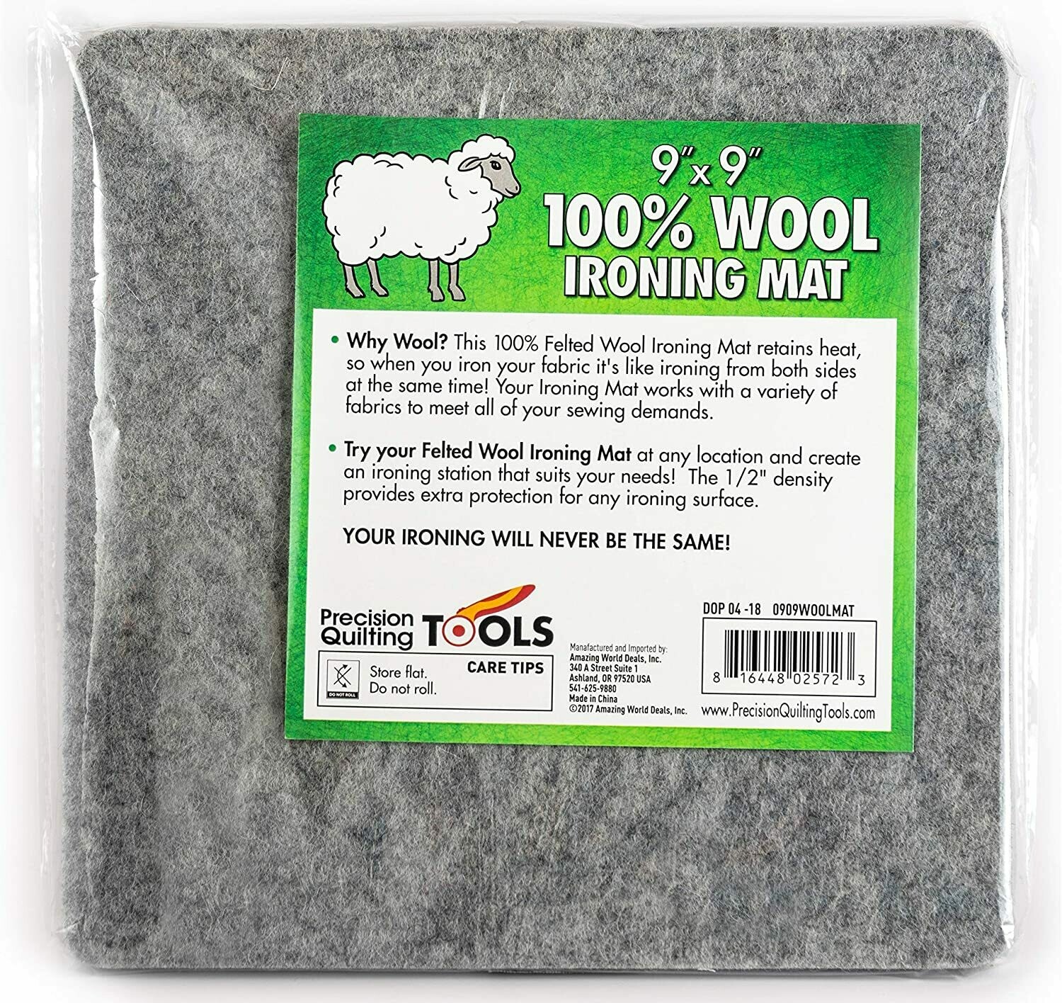 9 x 9 Wool Ironing Mat