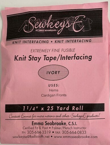 Knit Stay Tape - Ivory 1 1/4&quot;