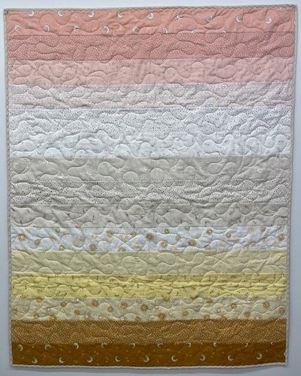 Over the Moon Strip Quilt - Flannel