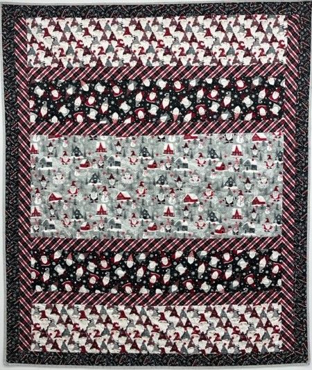 Holiday Gnomes Quilt Kit