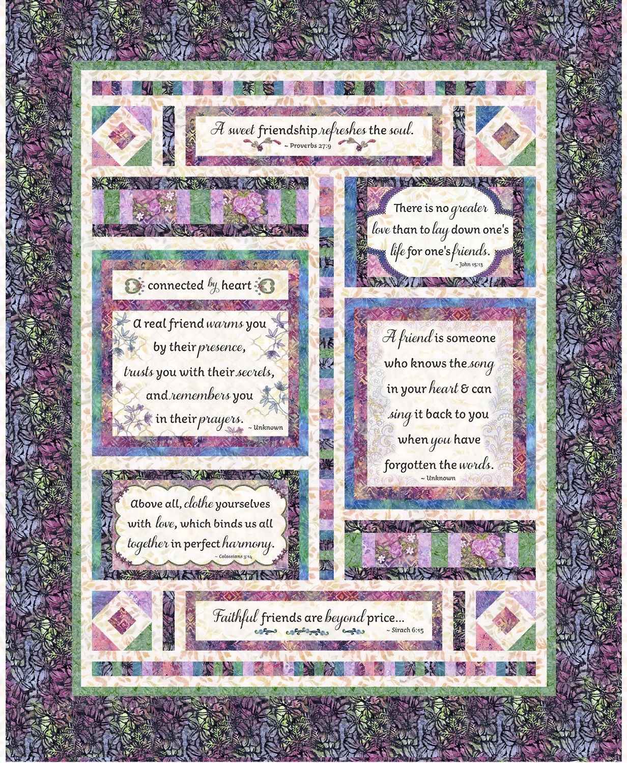 Connected by Heart Quilt kit