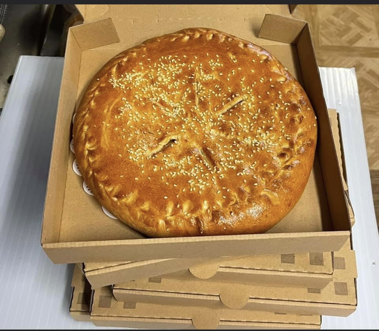 YEAST DOUGH  PIE